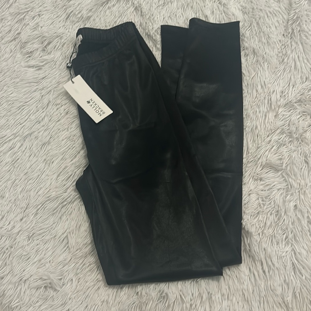 Molly Bracken faux leather leggings black🖤